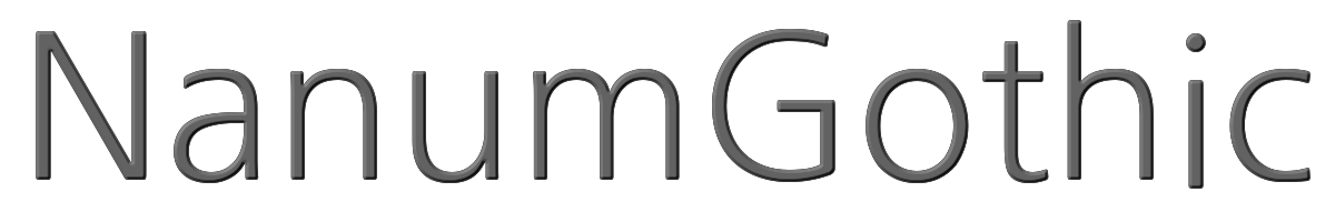 NanumGothic 