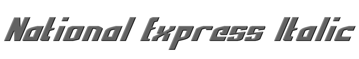 National Express Italic 