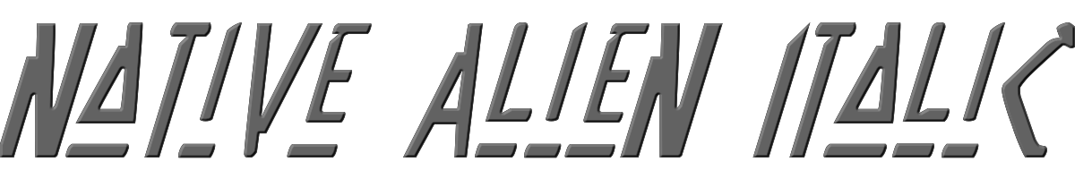 Native Alien Italic 