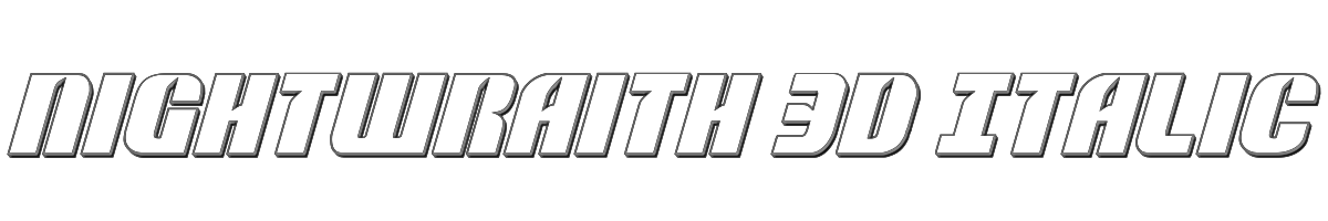 Nightwraith 3D Italic 