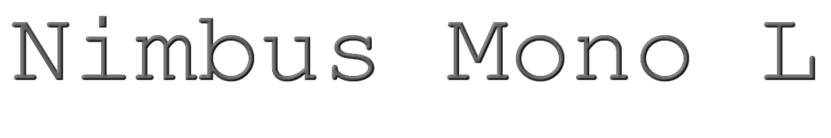 Nimbus Mono L 