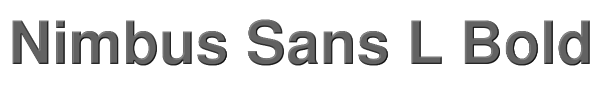 Nimbus Sans L Bold 