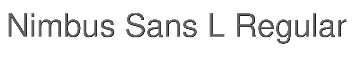 Nimbus Sans L Regular 