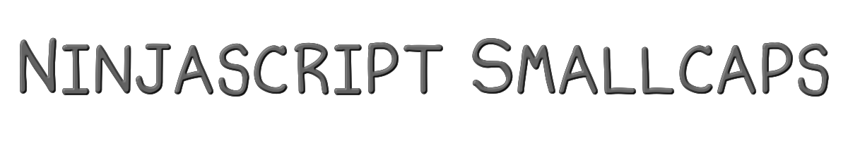 Ninjascript Smallcaps 
