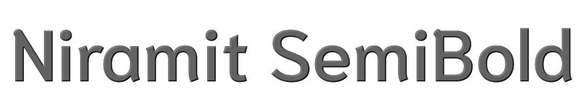 Niramit SemiBold 