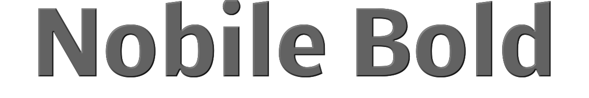 Nobile Bold 