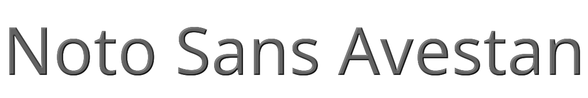 Noto Sans Avestan 
