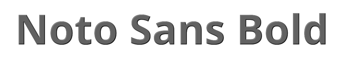 Noto Sans Bold 