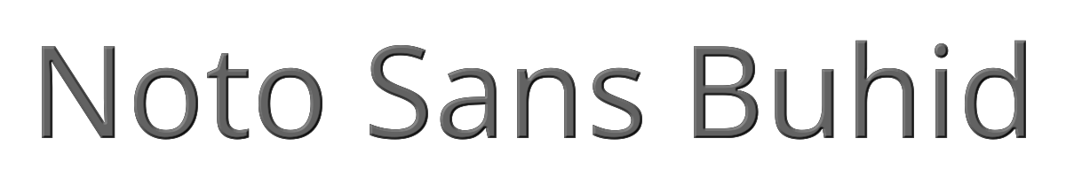 Noto Sans Buhid 