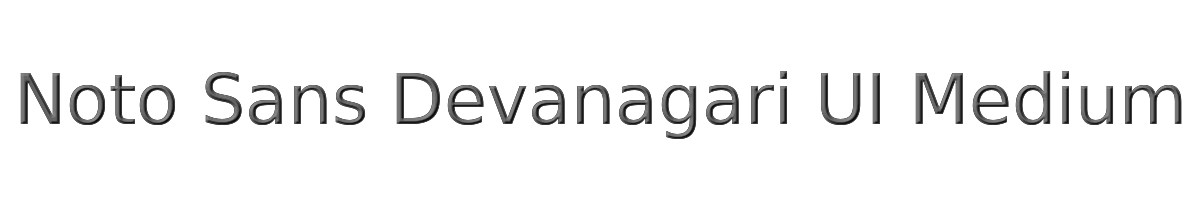 Noto Sans Devanagari UI Medium 
