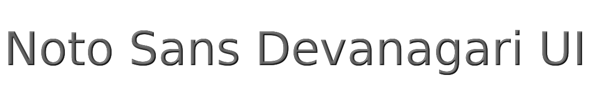 Noto Sans Devanagari UI 