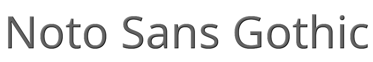 Noto Sans Gothic 