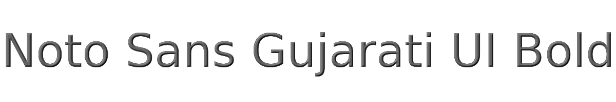 Noto Sans Gujarati UI Bold 