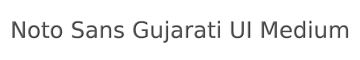 Noto Sans Gujarati UI Medium 