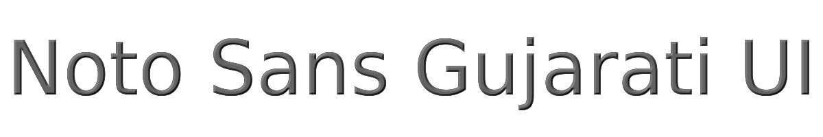 Noto Sans Gujarati UI 