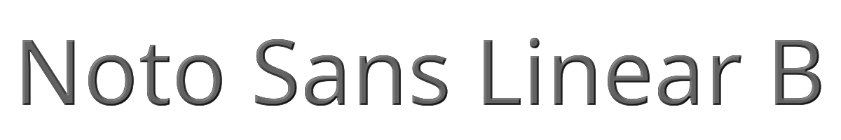 Noto Sans Linear B 
