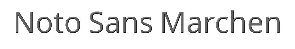 Noto Sans Marchen 