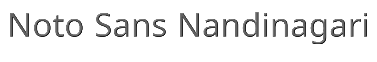 Noto Sans Nandinagari 