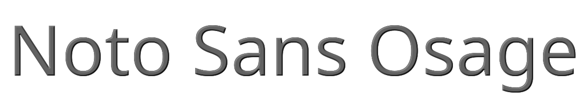 Noto Sans Osage 