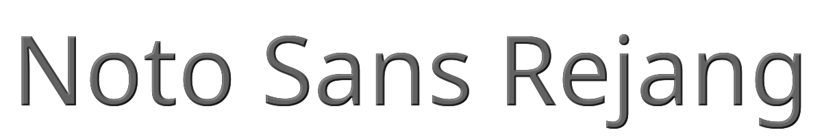 Noto Sans Rejang 