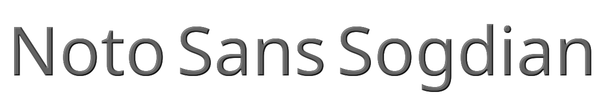Noto Sans Sogdian 