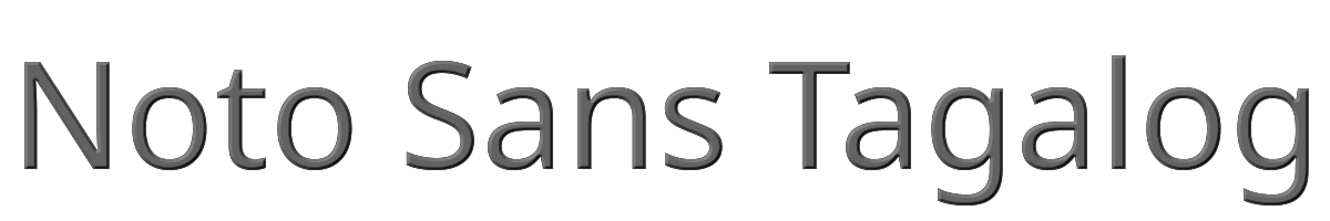 Noto Sans Tagalog 
