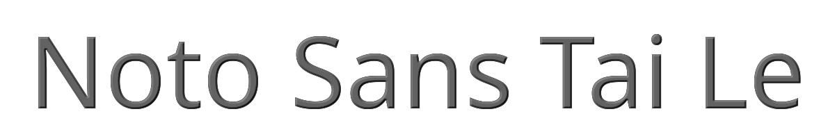 Noto Sans Tai Le 