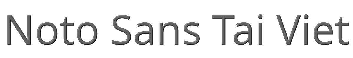 Noto Sans Tai Viet 
