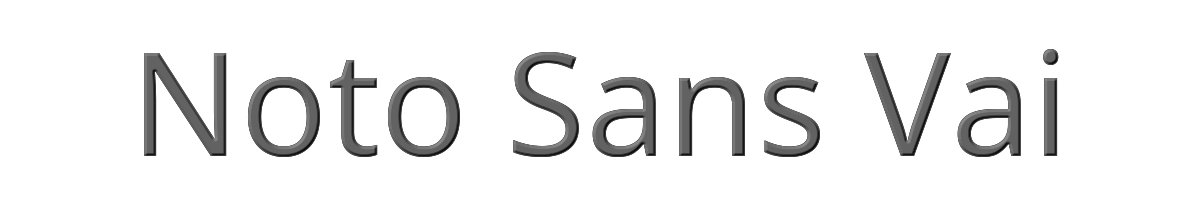 Noto Sans Vai 