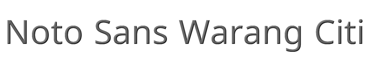 Noto Sans Warang Citi 