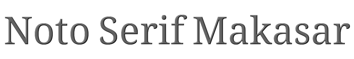 Noto Serif Makasar 