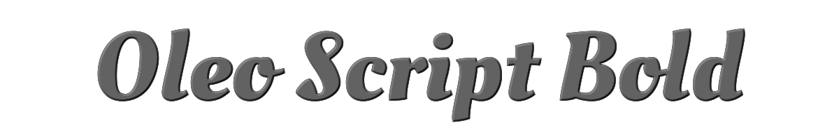 Oleo Script Bold 