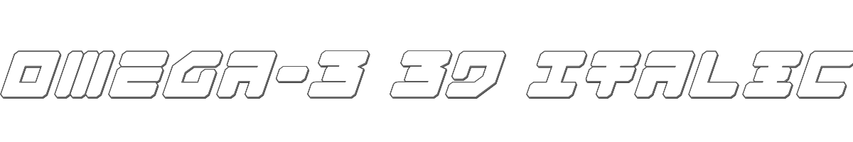 Omega-3 3D Italic 