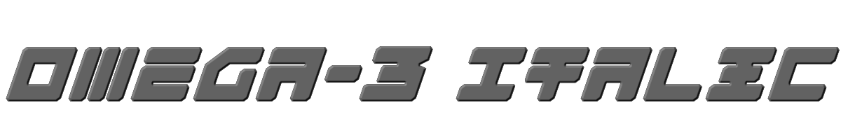 Omega-3 Italic 