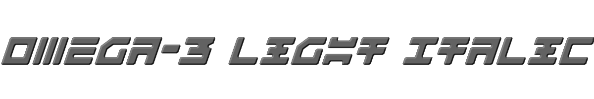 Omega-3 Light Italic 