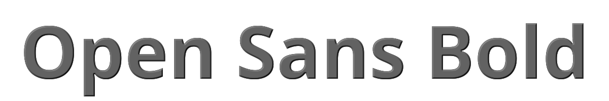 Open Sans Bold 