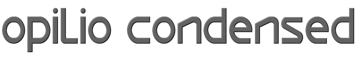 Opilio Condensed 