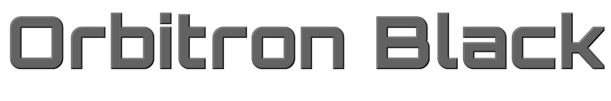 Orbitron Black 