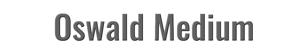 Oswald Medium 