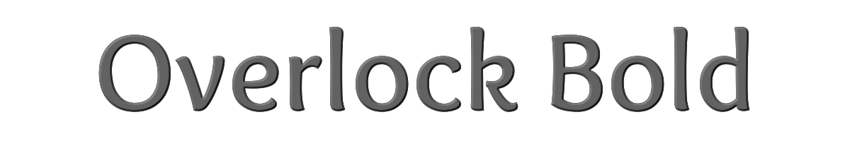 Overlock Bold 