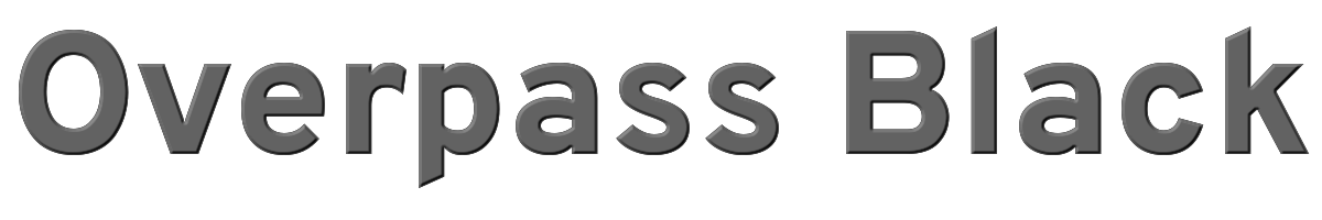 Overpass Black 