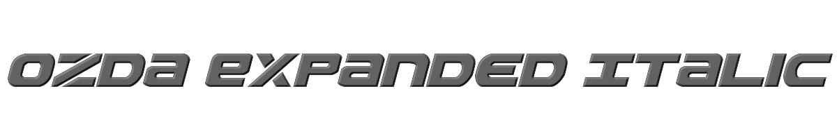Ozda Expanded Italic 