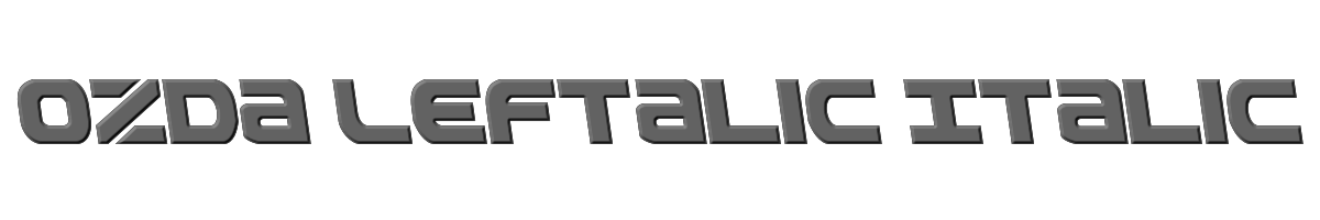 Ozda Leftalic Italic 