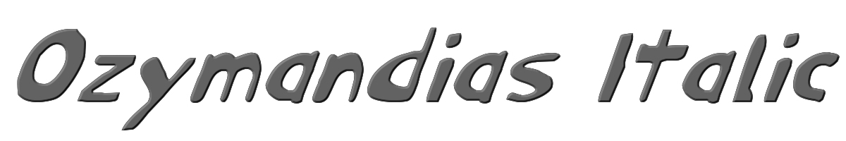 Ozymandias Italic 