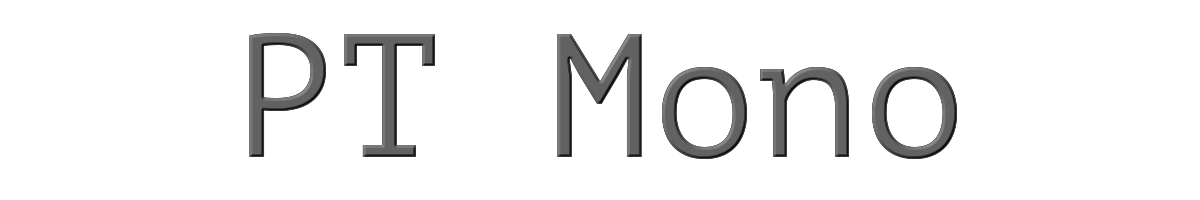 PT Mono 