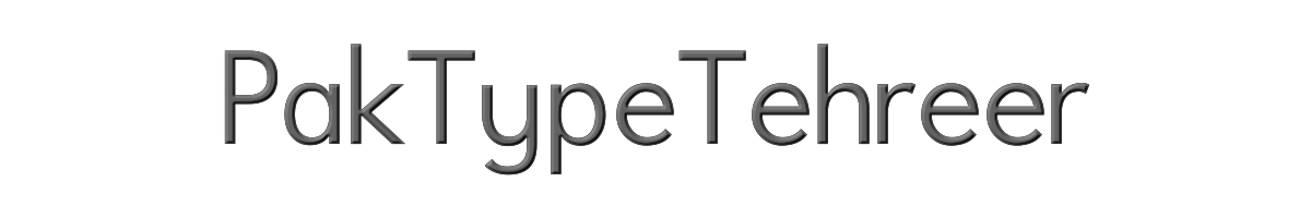 PakTypeTehreer 