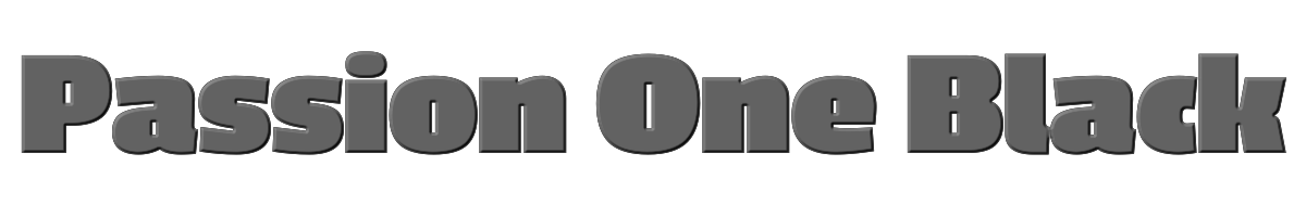 Passion One Black 