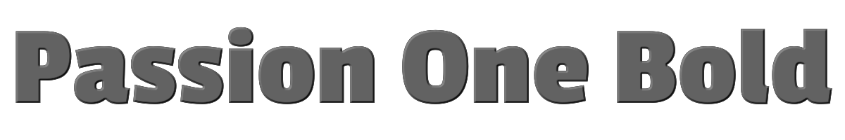 Passion One Bold 