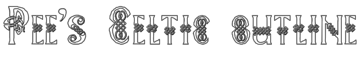 Pee's Celtic outline 