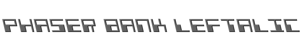 Phaser Bank Leftalic 